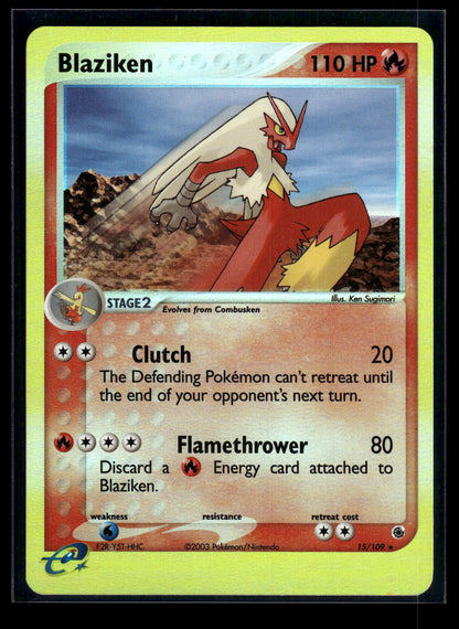 Blaziken 15/109 - Ruby & Sapphire  - Rare