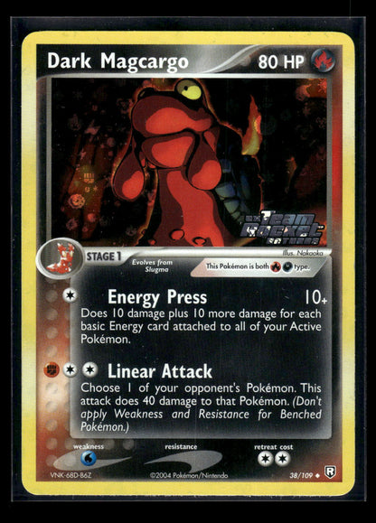 Dark Magcargo 38/109 - Team Rocket Returns  - Uncommon