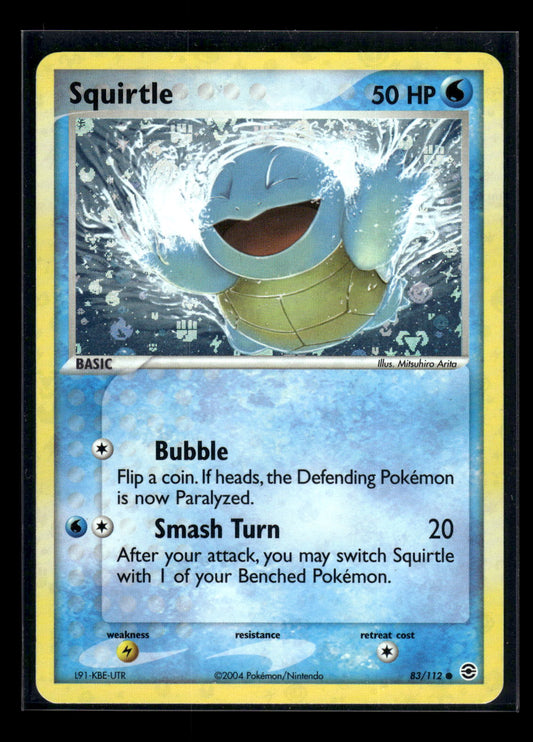 Squirtle 83/112 - FireRed & LeafGreen  - Common