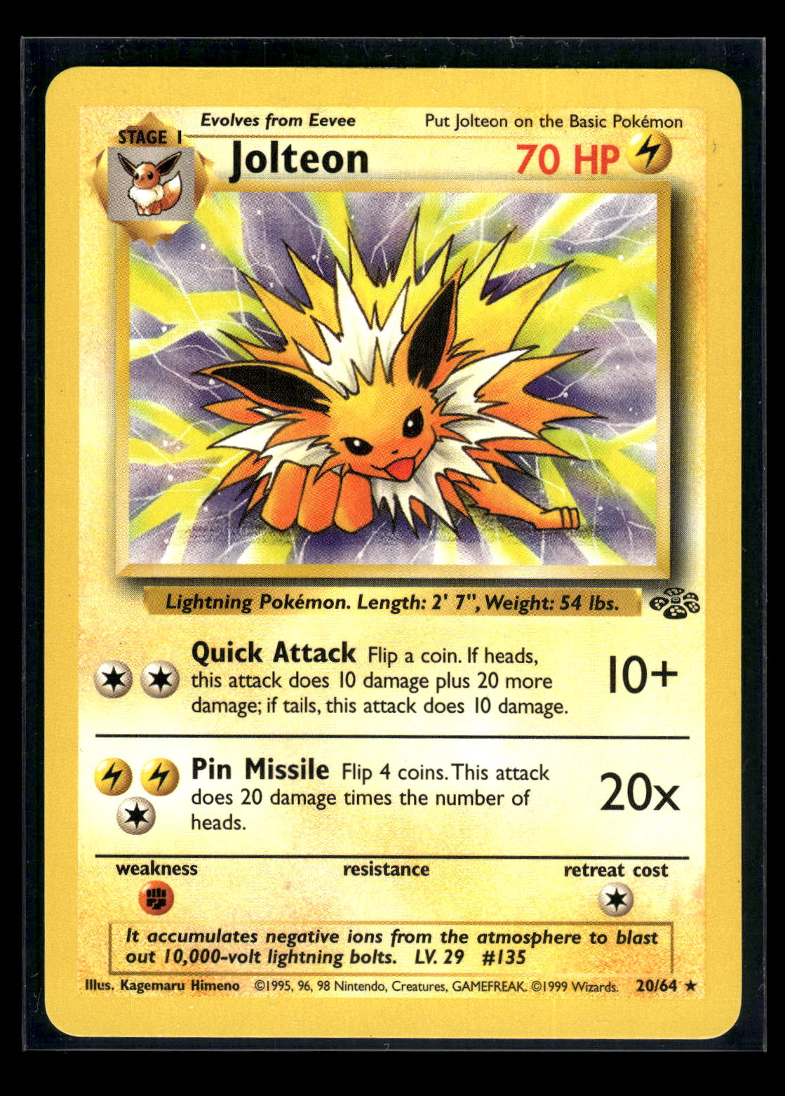 Jolteon 20/64 - Jungle  - Rare