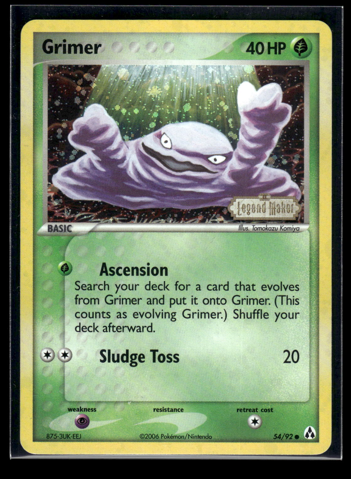 Grimer 54/92 - Legend Maker  - Common