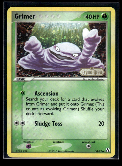 Grimer 54/92 - Legend Maker  - Common