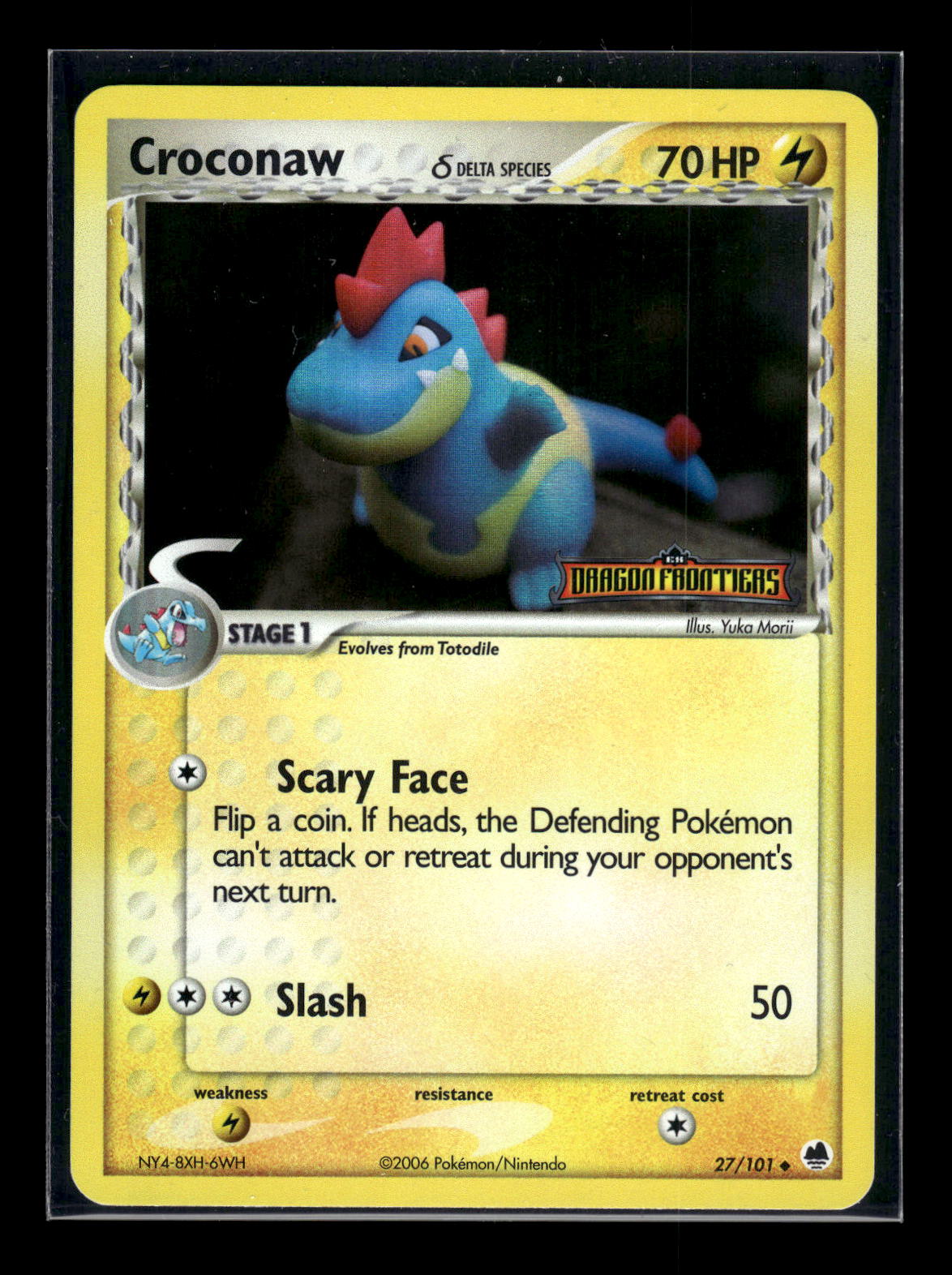 Croconaw δ 27/101 - Dragon Frontiers  - Uncommon