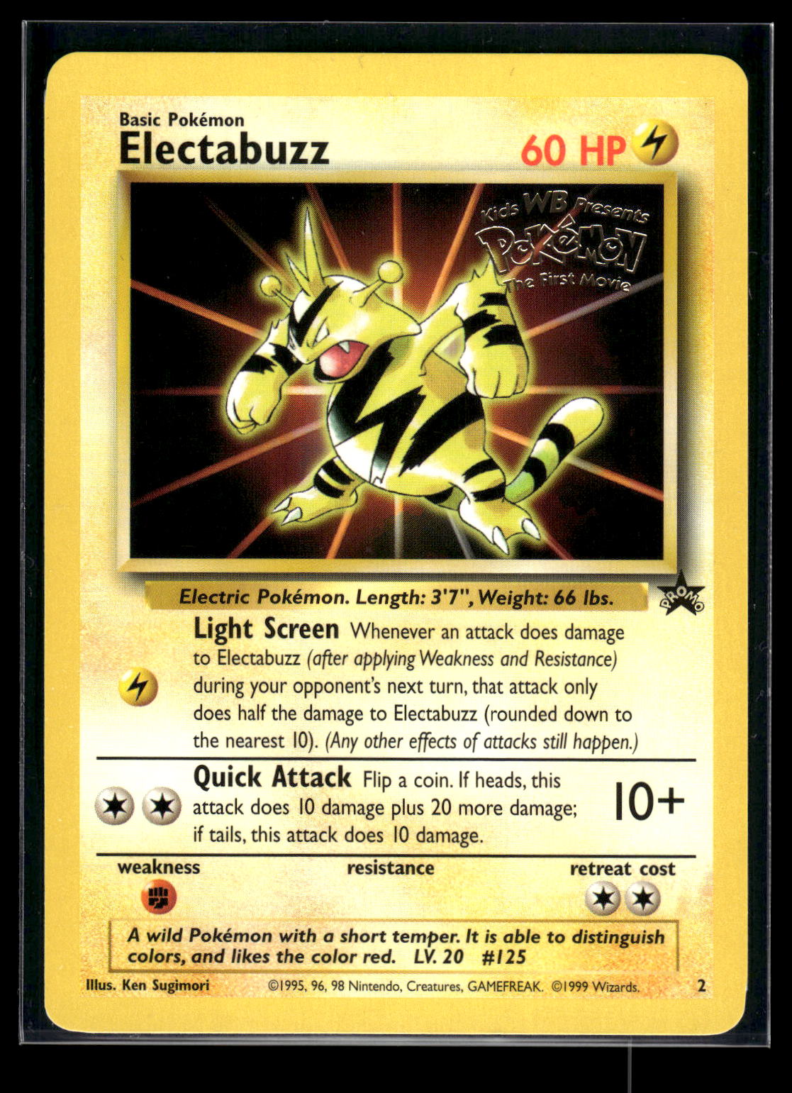 Electabuzz 2 - Wizards Black Star Promos  - Promo
