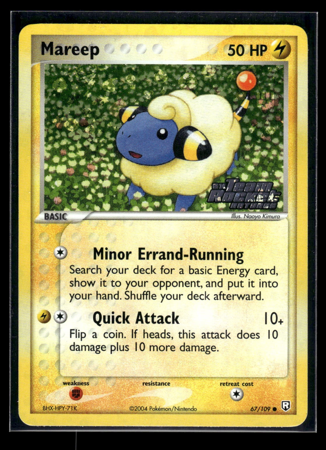Mareep 67/109 - Team Rocket Returns  - Common