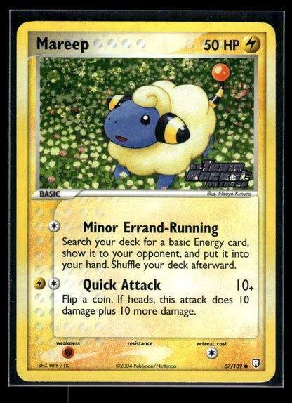 Mareep 67/109 - Team Rocket Returns  - Common