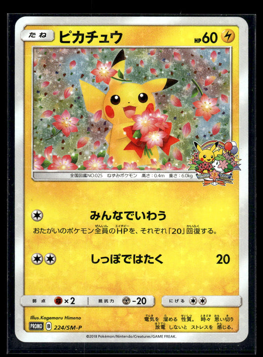 Pikachu 224/SM-P - Sun & Moon Promos  - Promo
