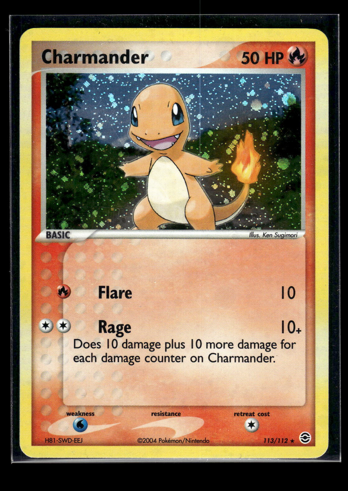 Charmander 113/112 - FireRed & LeafGreen  - Rare Secret