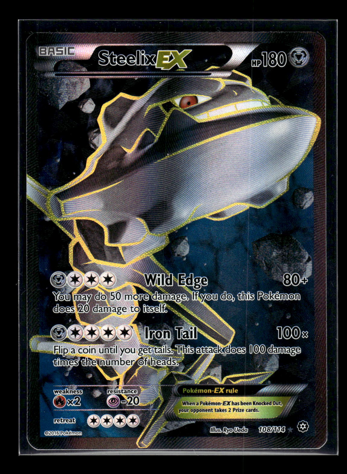 Steelix-EX 108/114 - Steam Siege  - Rare Ultra