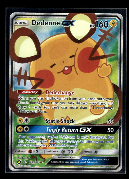 Dedenne-GX 195a/214 - Unbroken Bonds  - Rare Ultra