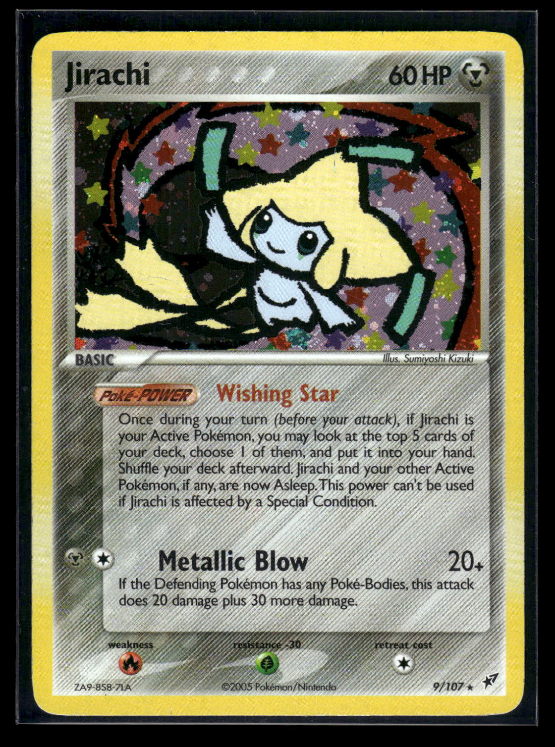 Jirachi 9/107 - Deoxys  - Rare Holo