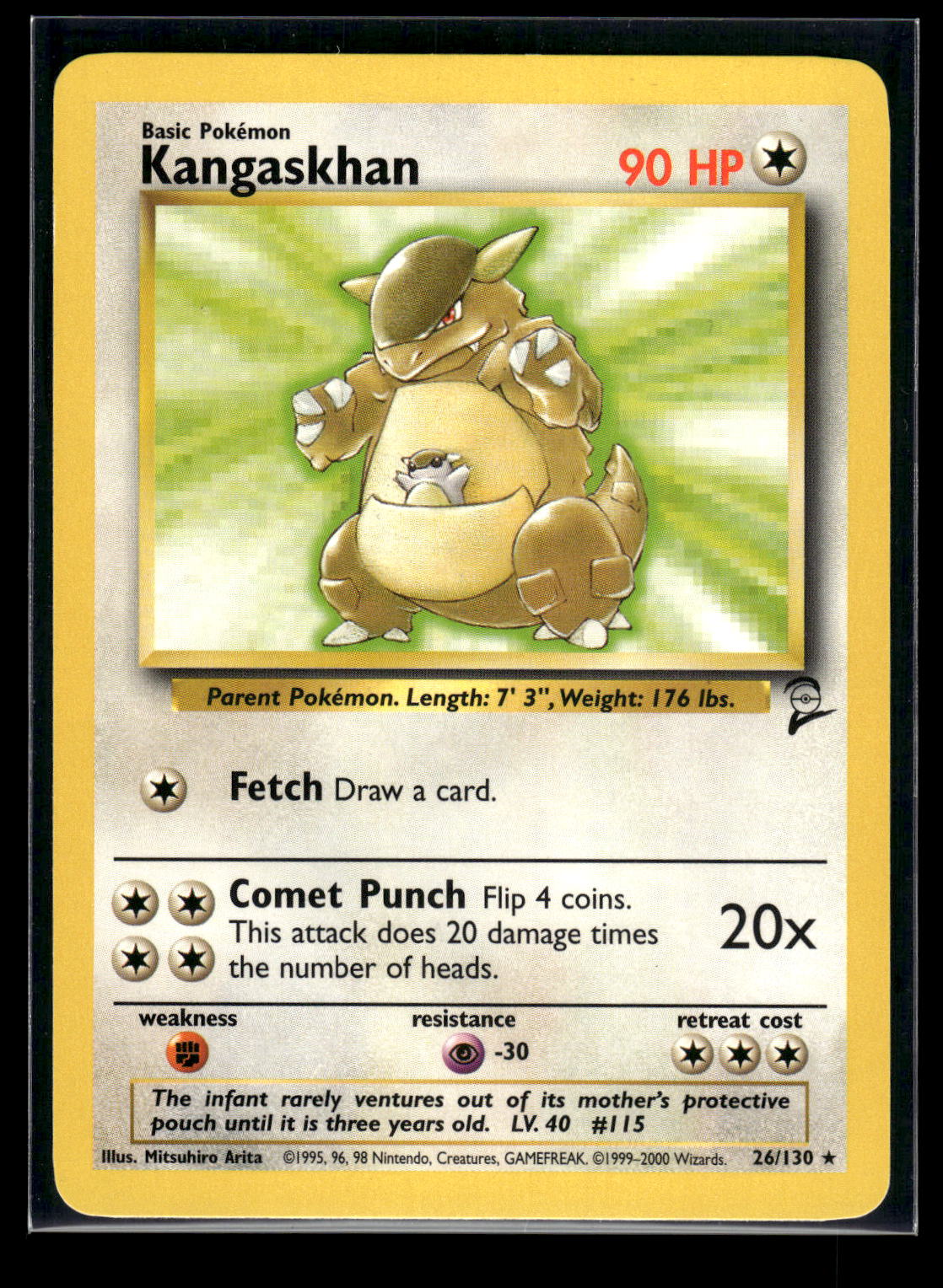 Kangaskhan 26/130 - Base Set 2  - Rare