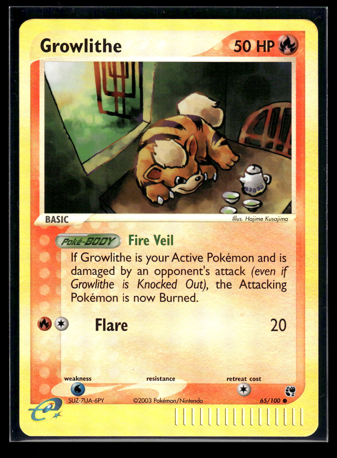 Growlithe 65/100 - Sandstorm  - Common