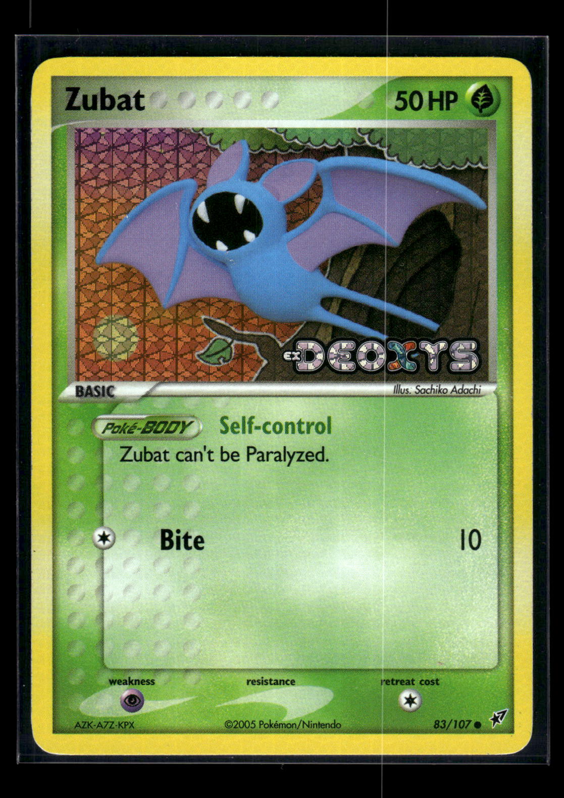 Zubat 83/107 - Deoxys  - Common