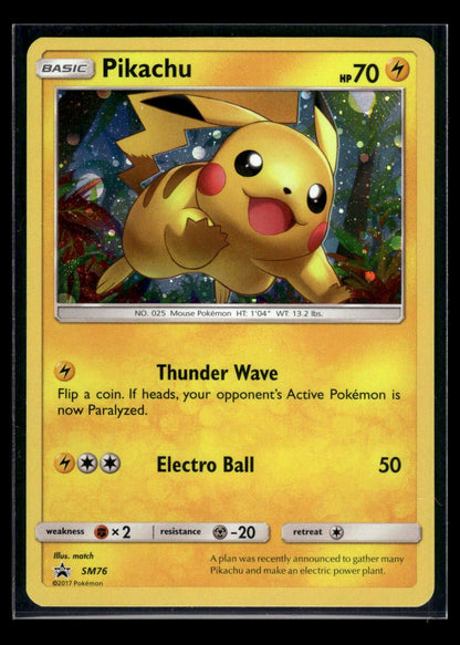 Pikachu SM76 - SM Black Star Promos  - Promo