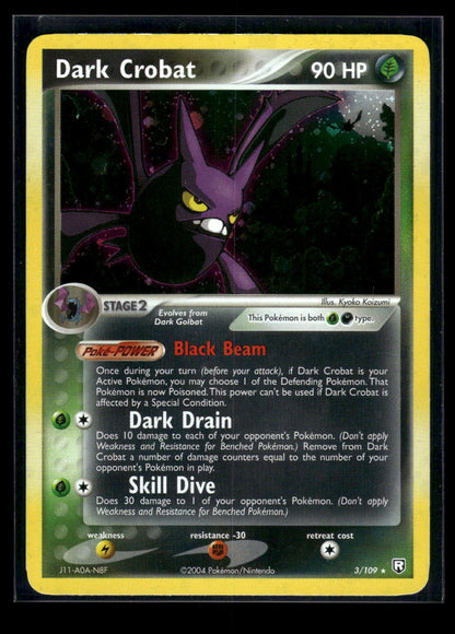 Dark Crobat 3/109 - Team Rocket Returns  - Rare Holo