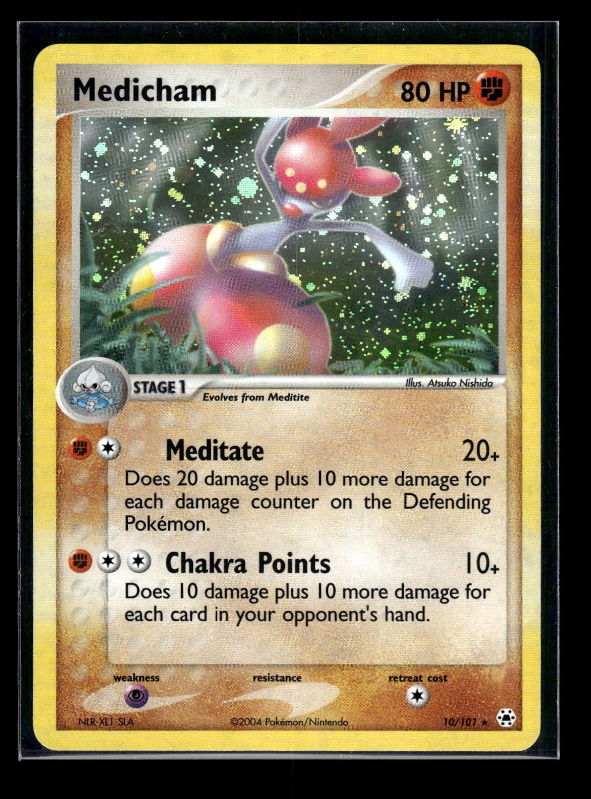 Medicham 10/101 - Hidden Legends  - Rare Holo