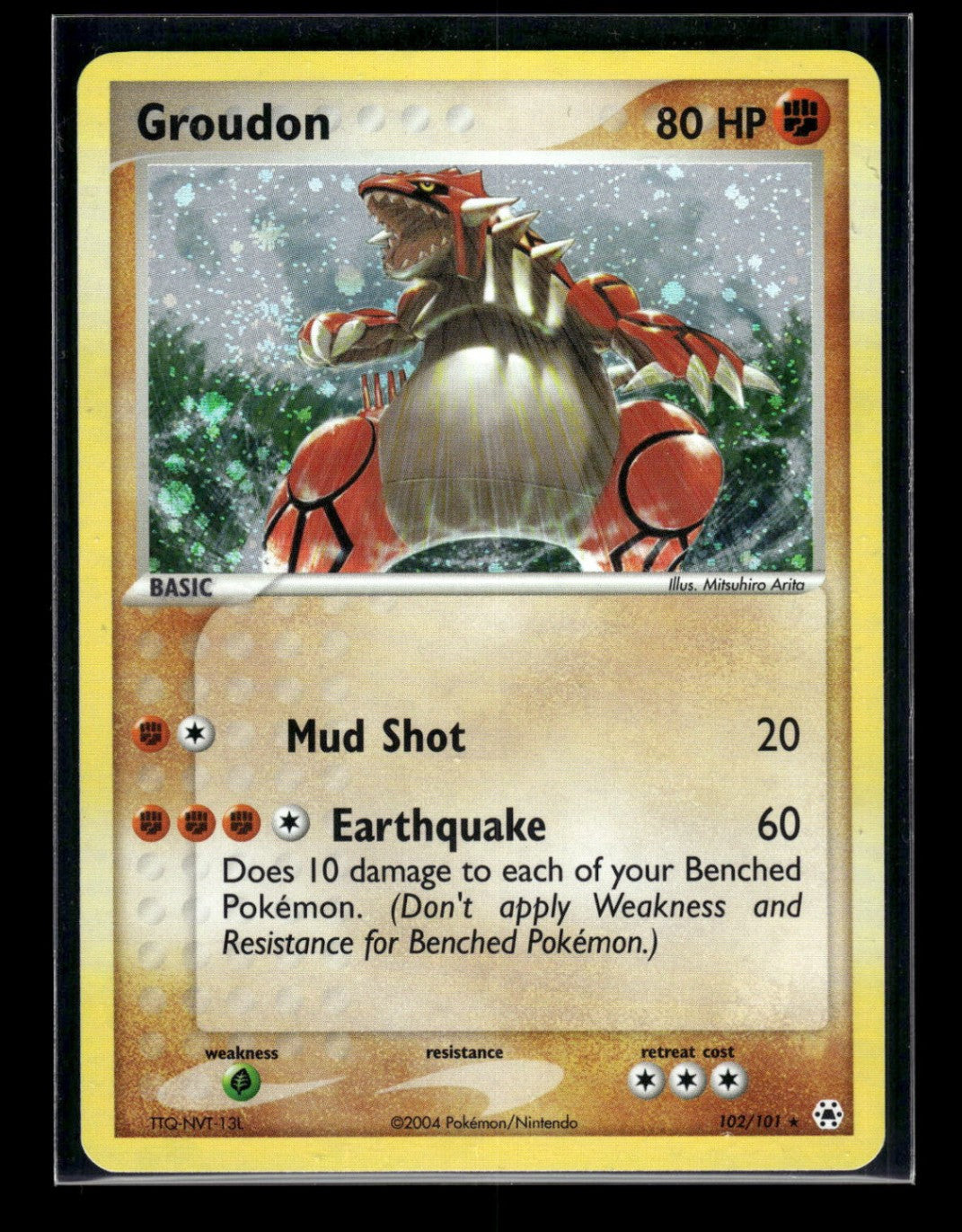 Groudon 102/101 - Hidden Legends  - Rare Secret