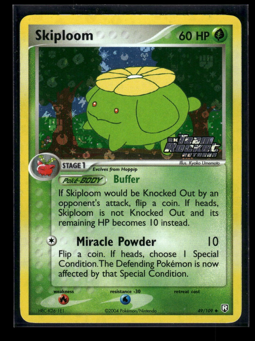 Skiploom 49/109 - Team Rocket Returns  - Uncommon