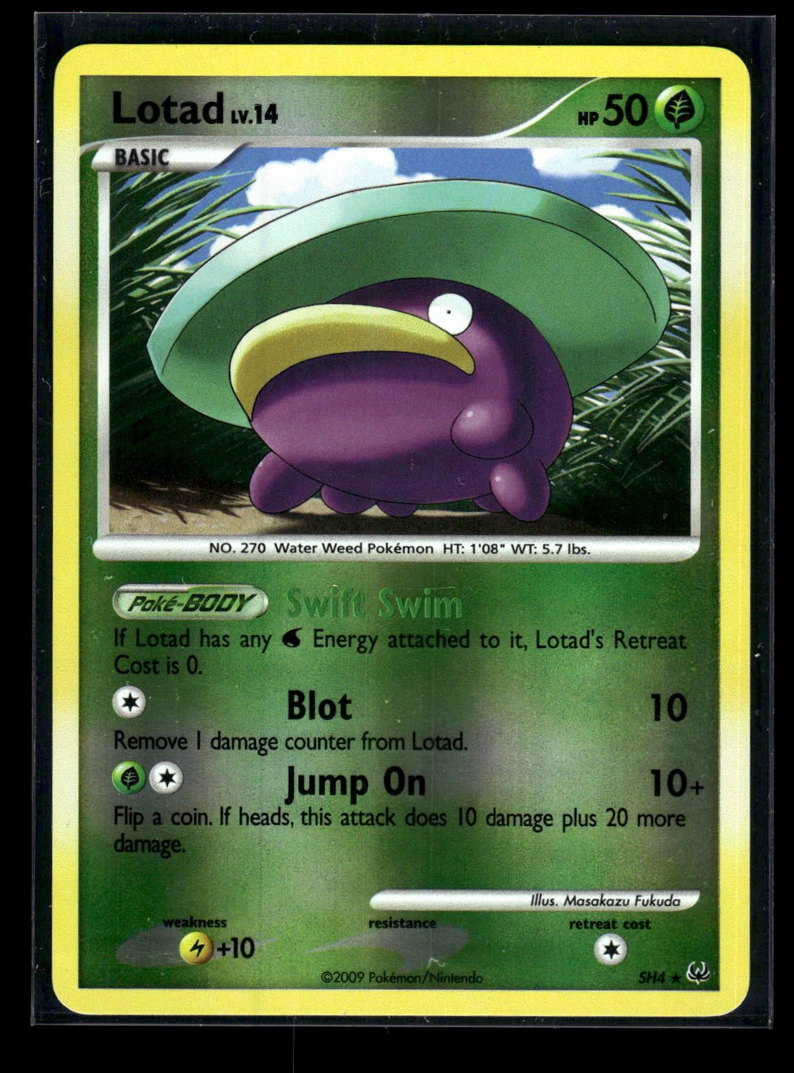 Lotad SH4 - Platinum  - Rare
