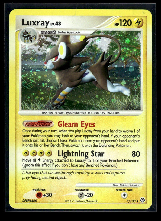 Luxray 7/130 - Diamond & Pearl  - Rare Holo