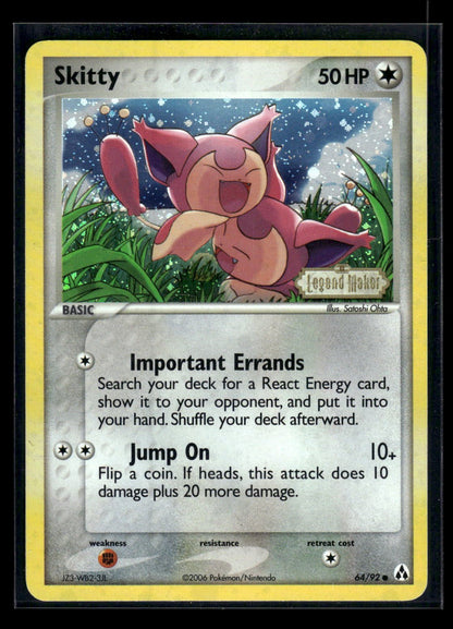Skitty 64/92 - Legend Maker  - Common