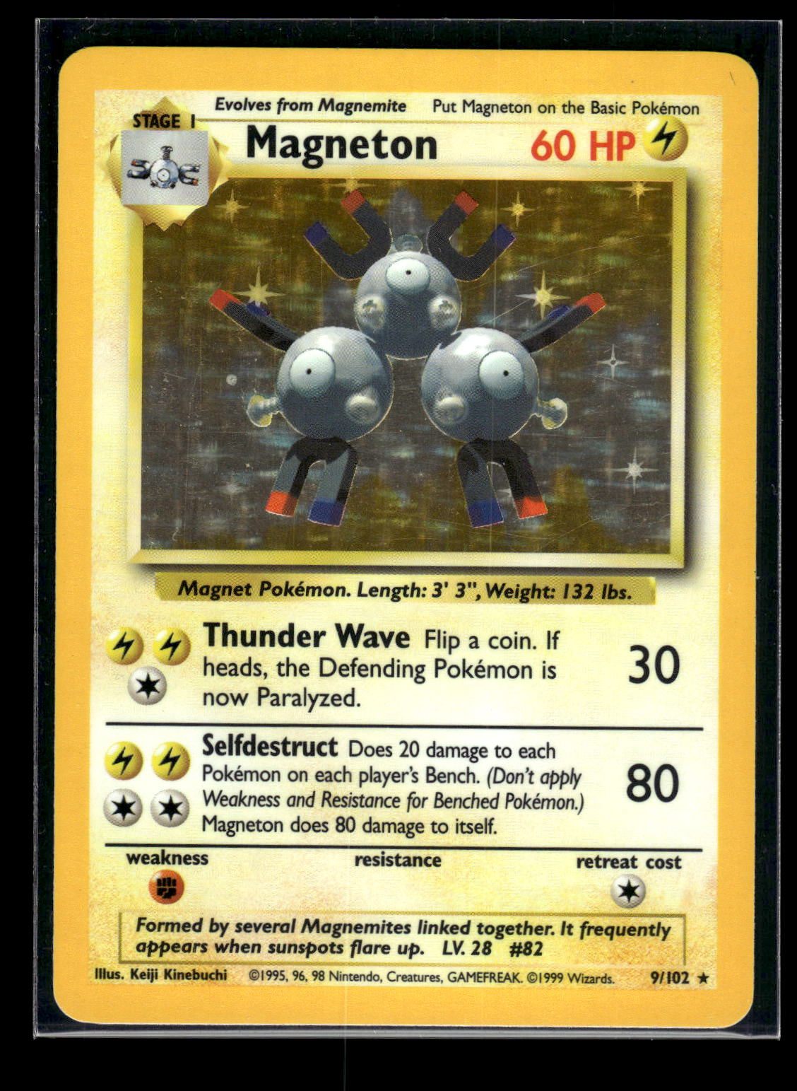 Magneton 9/102 - Base  - Rare Holo