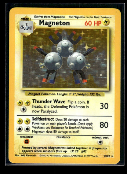 Magneton 9/102 - Base  - Rare Holo