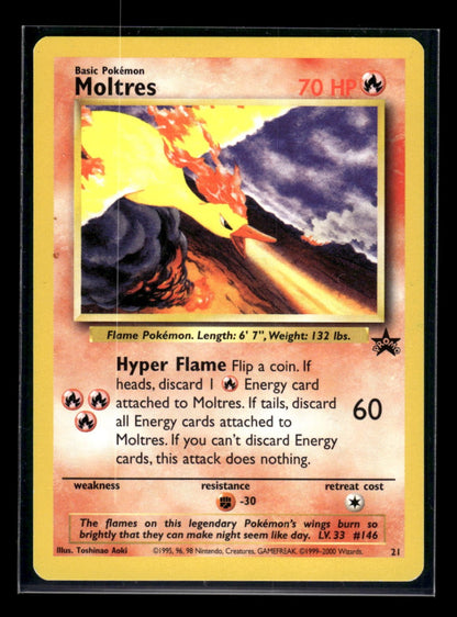 Moltres 21 - Wizards Black Star Promos  - Promo