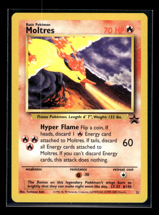 Moltres 21 - Wizards Black Star Promos  - Promo