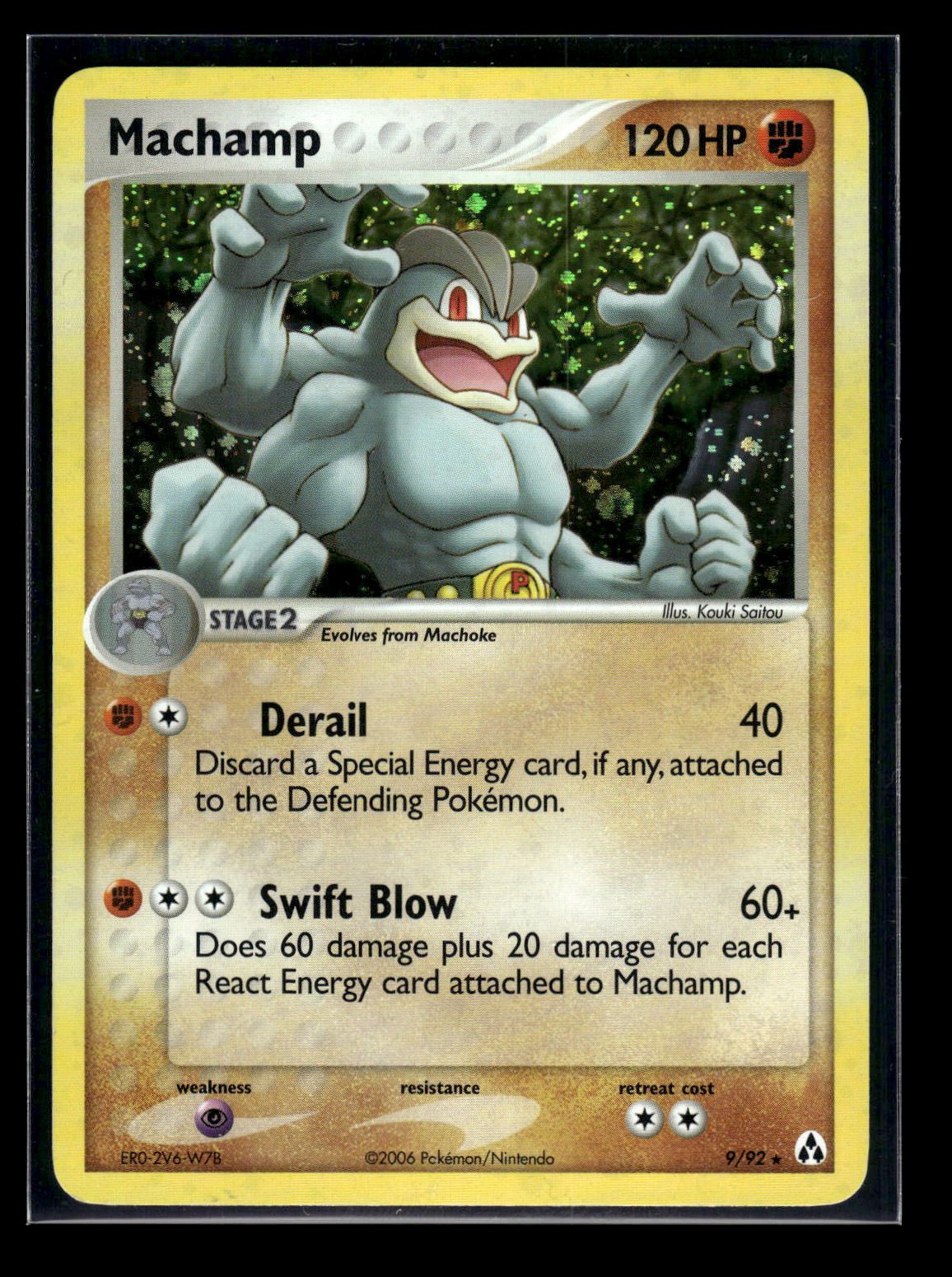 Machamp 9/92 - Legend Maker  - Rare Holo
