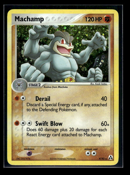 Machamp 9/92 - Legend Maker  - Rare Holo
