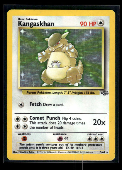 Kangaskhan 5/64 - Jungle  - Rare Holo