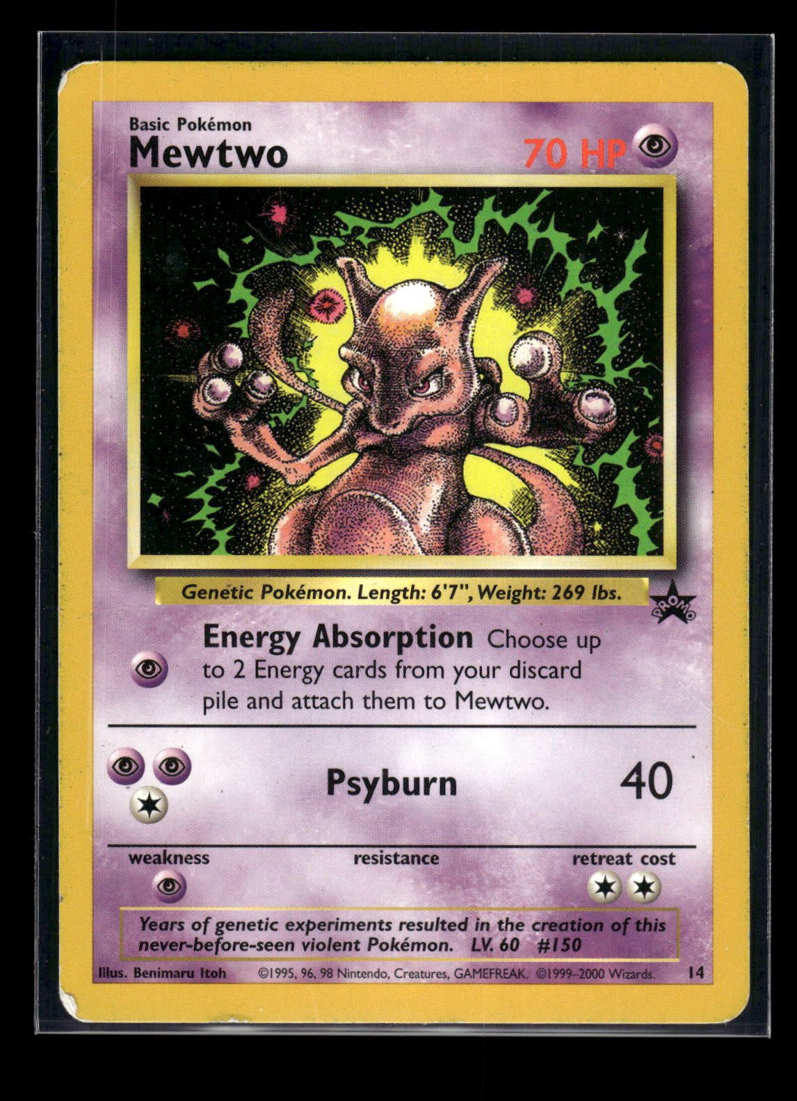Mewtwo 14 - Wizards Black Star Promos  - Promo