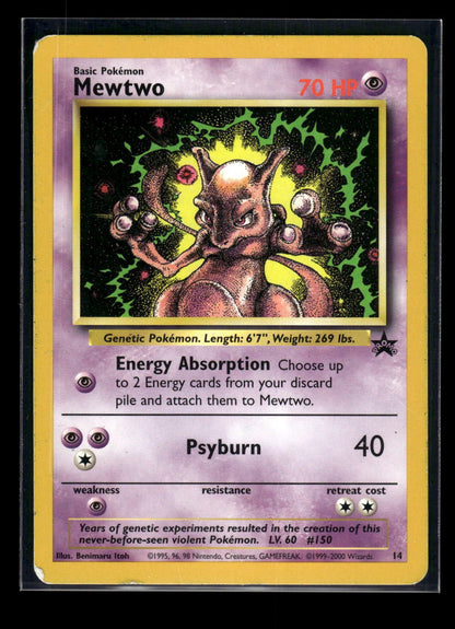 Mewtwo 14 - Wizards Black Star Promos  - Promo