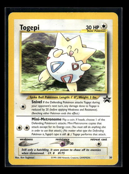 Togepi 30 - Wizards Black Star Promos  - Promo