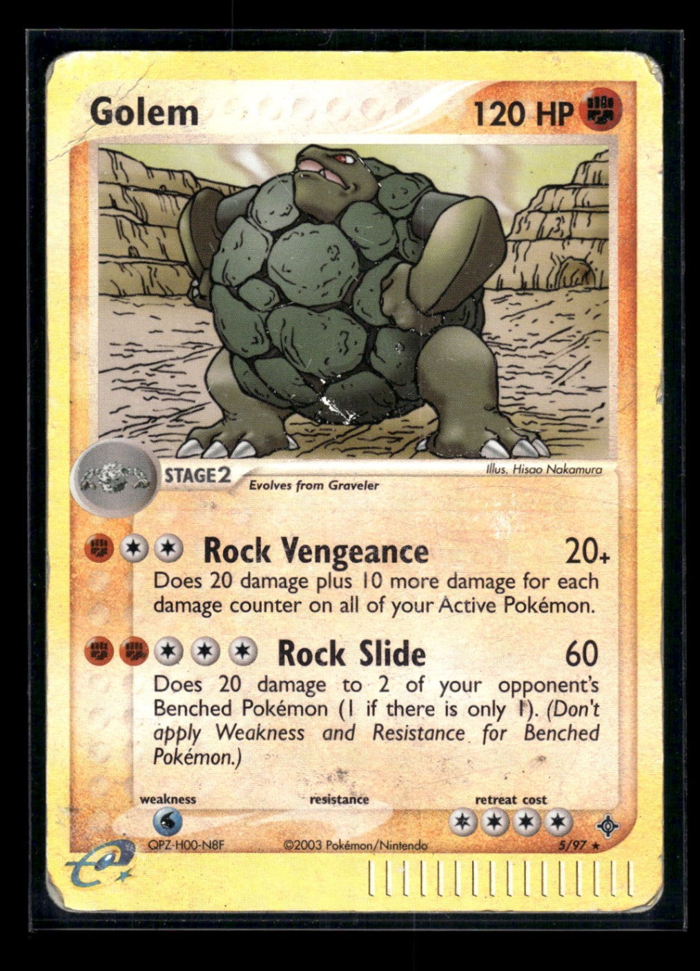 Golem 5/97 - Dragon  - Rare Holo
