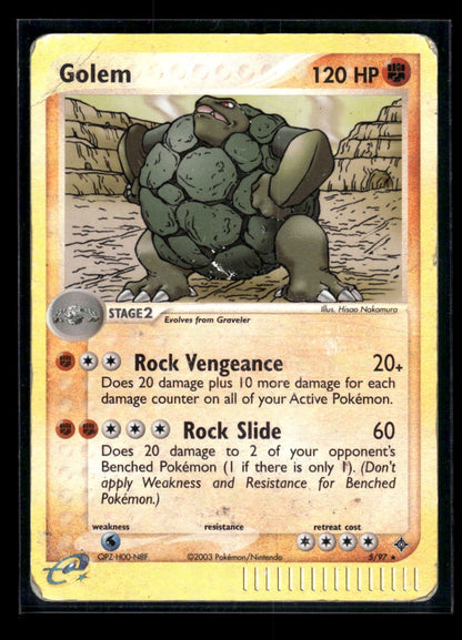 Golem 5/97 - Dragon  - Rare Holo