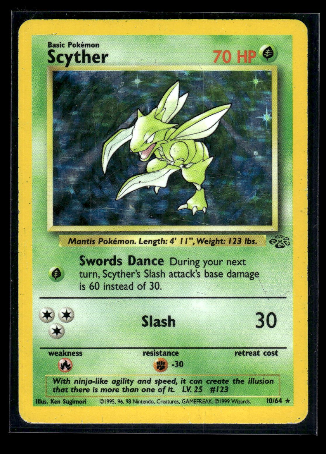 Scyther 10/64 - Jungle  - Rare Holo