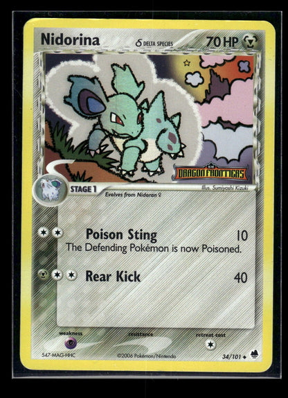Nidorina δ 34/101 - Dragon Frontiers  - Uncommon