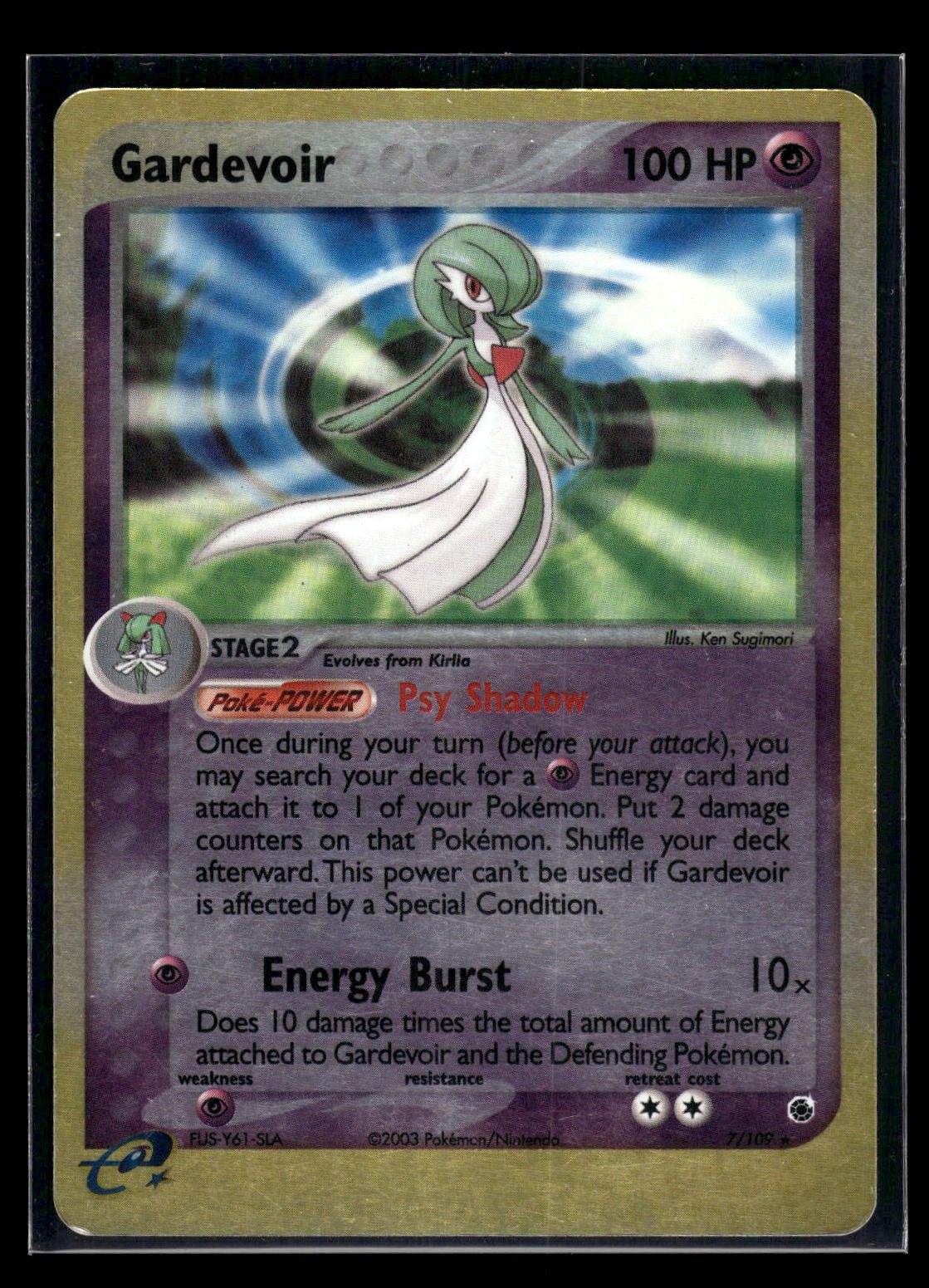 Gardevoir 7/109 - Ruby & Sapphire  - Rare Holo