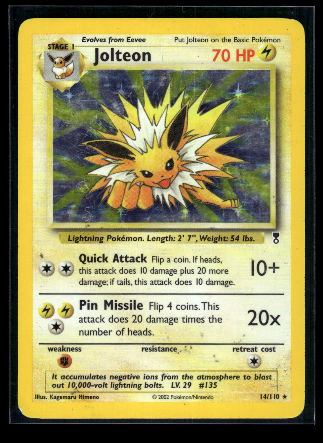 Jolteon 14/110 - Legendary Collection  - Rare Holo