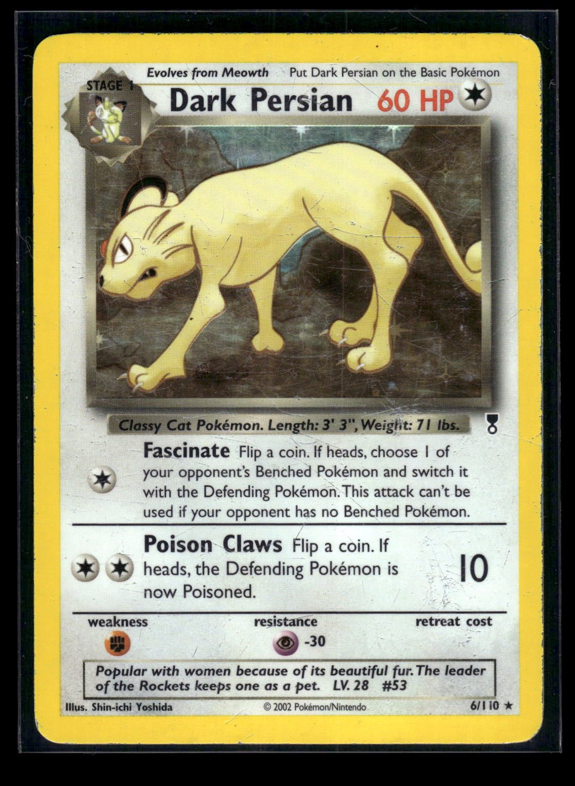 Dark Persian 6/110 - Legendary Collection  - Rare Holo
