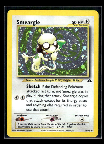 Smeargle 11/75 - Neo Discovery  - Rare Holo
