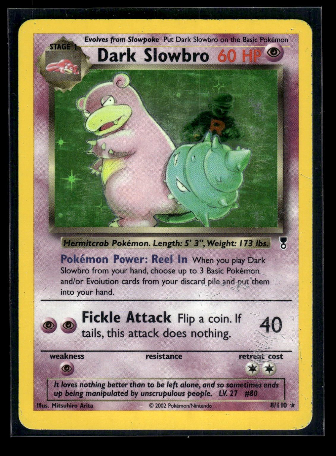 Dark Slowbro 8/110 - Legendary Collection  - Rare Holo