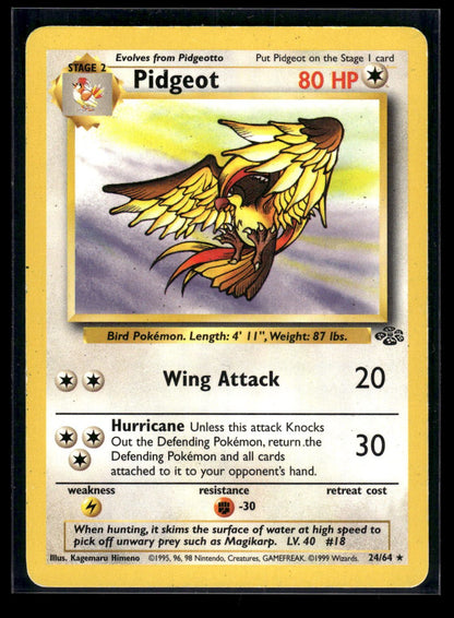 Pidgeot 24/64 - Jungle  - Rare