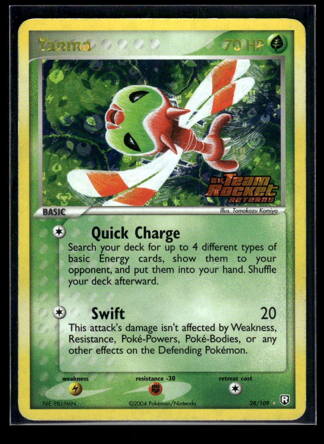 Yanma 28/109 - Team Rocket Returns  - Rare