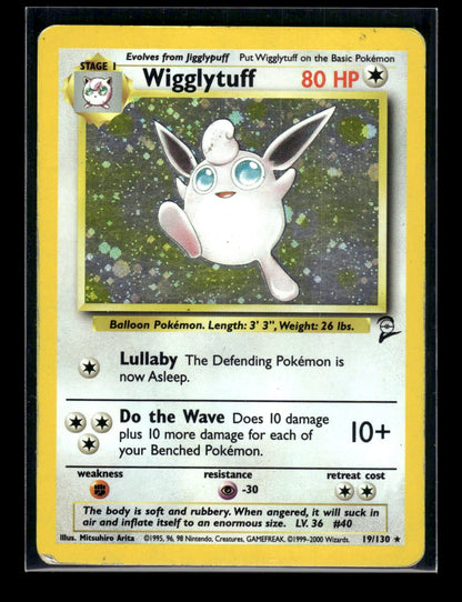 Wigglytuff 19/130 - Base Set 2  - Rare Holo