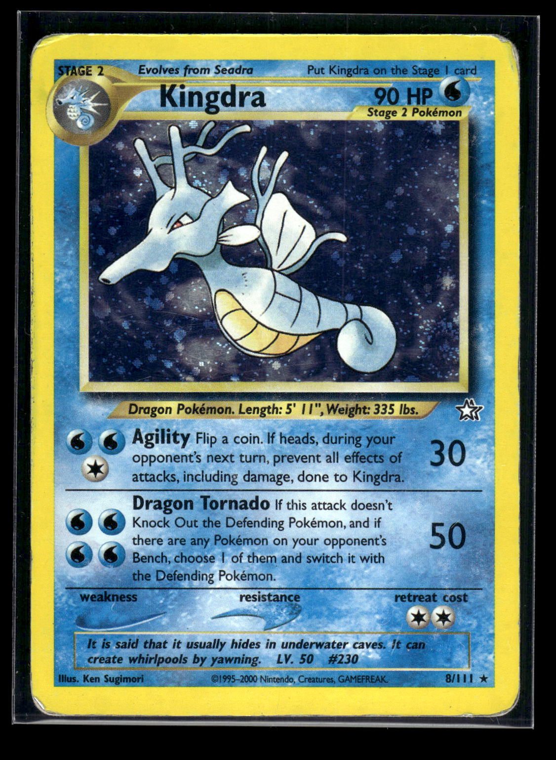 Kingdra 8/111 - Neo Genesis  - Rare Holo