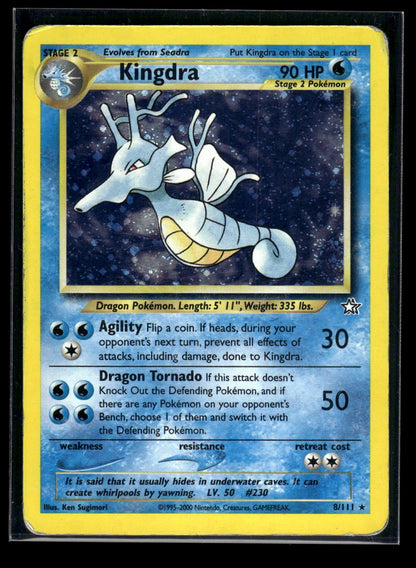 Kingdra 8/111 - Neo Genesis  - Rare Holo